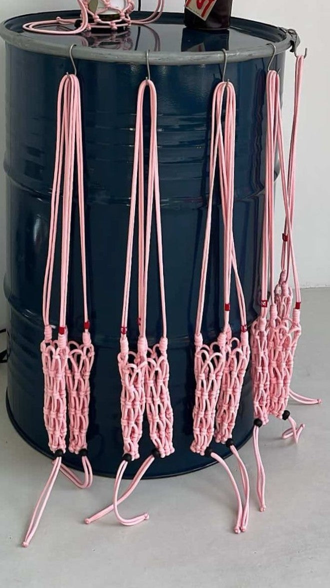 The Glass Holder - Baby Pink